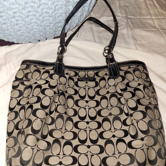 Coach bag grey and black - Picture 13 of 16